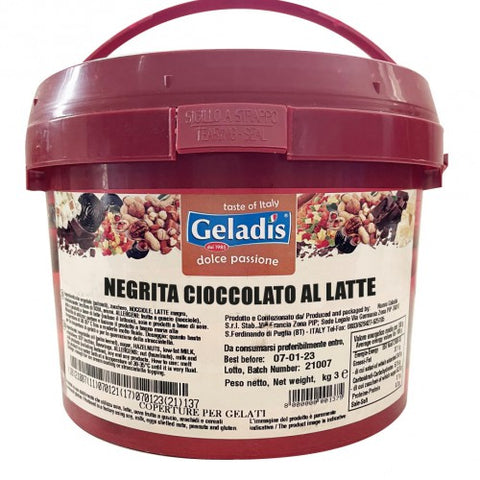 NEGRITA CIOCCOLATO AL LATTE ( CIOCOLATA CU LAPTE) 3kg