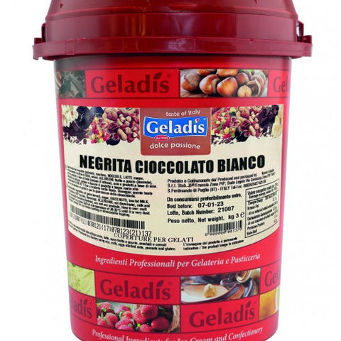 NEGRITA CIOCCOLATO BIANCO ( CIOCOLATA ALBA) 5 kg