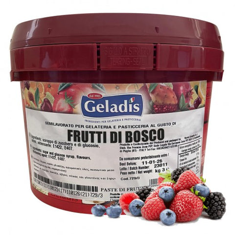 FRUTTI DI BOSCO ( PASTA DE FRUCTE DE PADURE )- 3 kg